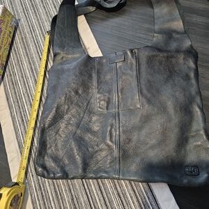 Bed Stu Teal Leather Hobo Bag